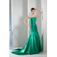 One-Shoulder Long Green Beaded Prom Evening Formal Dresses 02020334