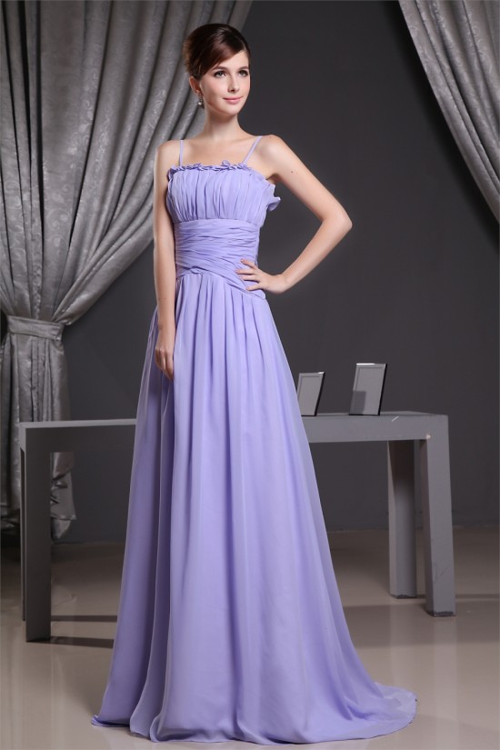 A-Line Spaghetti Strap Long Chifffon Prom/Formal Evening Bridesmaid Dresses 02020345 A-Line Spaghetti Strap Long Chifffon Prom/Formal Evening Bridesmaid Dresses 02020345