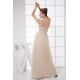 One-Shoulder Chiffon Brush Sweep Train Prom/Formal Evening Dresses 02020352