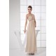 One-Shoulder Chiffon Brush Sweep Train Prom/Formal Evening Dresses 02020352