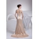 Trumpet/Mermaid Silk like Satin Brush Sweep Train Beaded Prom/Formal Evening Dresses 02020382 Trumpet/Mermaid Silk like Satin Brush Sweep Train Beaded Prom/Formal Evening Dresses 02020382
