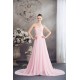 A-Line Sweetheart Beaded Long Pink Chiffon Prom/Formal Evening Dresses 02020387 A-Line Sweetheart Beaded Long Pink Chiffon Prom/Formal Evening Dresses 02020387