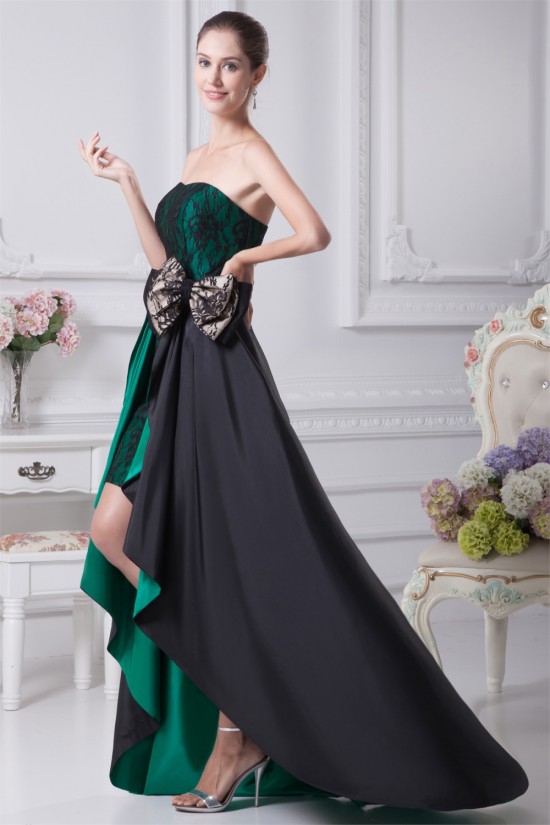 A-Line Sleeveless Asymmetrical Soft Sweetheart Lace Prom/Formal Evening Dresses 02020391 A-Line Sleeveless Asymmetrical Soft Sweetheart Lace Prom/Formal Evening Dresses 02020391
