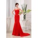 Mermaid/Trumpet Spaghetti Straps Sleeveless Long Red Prom/Formal Evening Dresses 02020396 Mermaid/Trumpet Spaghetti Straps Sleeveless Long Red Prom/Formal Evening Dresses 02020396