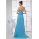 Sheath/Column Strapless Beading Chiffon Long Blue Prom/Formal Evening Dresses 02020403 Sheath/Column Strapless Beading Chiffon Long Blue Prom/Formal Evening Dresses 02020403