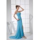 Sheath/Column Strapless Beading Chiffon Long Blue Prom/Formal Evening Dresses 02020403 Sheath/Column Strapless Beading Chiffon Long Blue Prom/Formal Evening Dresses 02020403