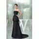 A-Line Strapless Brush Sweep Train Long Black Prom/Formal Evening Bridesmaid Dresses 02020404 A-Line Strapless Brush Sweep Train Long Black Prom/Formal Evening Bridesmaid Dresses 02020404