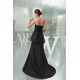 A-Line Strapless Brush Sweep Train Long Black Prom/Formal Evening Bridesmaid Dresses 02020404 A-Line Strapless Brush Sweep Train Long Black Prom/Formal Evening Bridesmaid Dresses 02020404