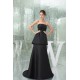 A-Line Strapless Brush Sweep Train Long Black Prom/Formal Evening Bridesmaid Dresses 02020404 A-Line Strapless Brush Sweep Train Long Black Prom/Formal Evening Bridesmaid Dresses 02020404