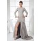 Straps Sheath/Column Pleats Long Sleeves Prom/Formal Evening Dresses 02020420