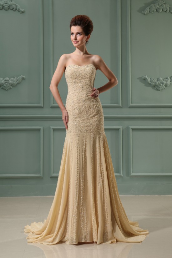 Trumpet/Mermaid Sweetheart Chiffon Beading Prom/Formal Evening Dresses 02020430 Trumpet/Mermaid Sweetheart Chiffon Beading Prom/Formal Evening Dresses 02020430