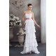 Sweetheart Short Sleeve Taffeta Bows Puddle Train Prom/Formal Evening Dresses 02020437