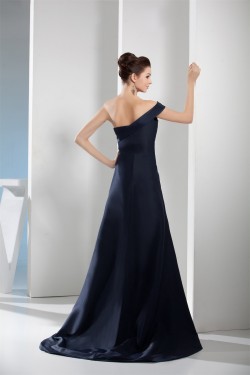 A-Line One-Shoulder Pleats Prom/Formal Evening Dresses 02020445