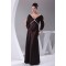 V-Neck Beading Floor-Length Sleeveless Sheath/Column Prom/Formal Evening Dresses 02020450