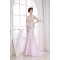 Trumpet/Mermaid V-Neck Beading Brush Sweep Train Prom/Formal Evening Dresses 02020451
