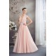 Sheath/Column Deep V-Neck Chiffon Lace Capped Sleeves Prom/Formal Evening Dresses 02020455 Sheath/Column Deep V-Neck Chiffon Lace Capped Sleeves Prom/Formal Evening Dresses 02020455