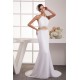 Trumpet/Mermaid Halter Chiffon Sleeveless Beaded Long White Prom/Formal Evening Dresses 02020458 Trumpet/Mermaid Halter Chiffon Sleeveless Beaded Long White Prom/Formal Evening Dresses 02020458