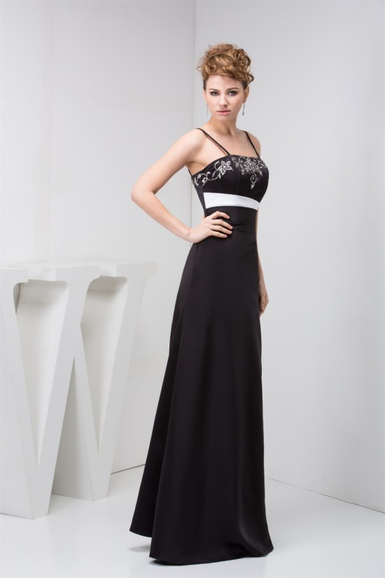 A-Line Beading Floor-Length Sleeveless Evening Bridesmaid Dresses 02020482 A-Line Beading Floor-Length Sleeveless Evening Bridesmaid Dresses 02020482