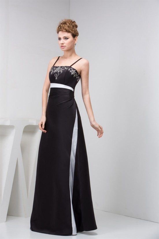 A-Line Beading Floor-Length Sleeveless Evening Bridesmaid Dresses 02020482 A-Line Beading Floor-Length Sleeveless Evening Bridesmaid Dresses 02020482