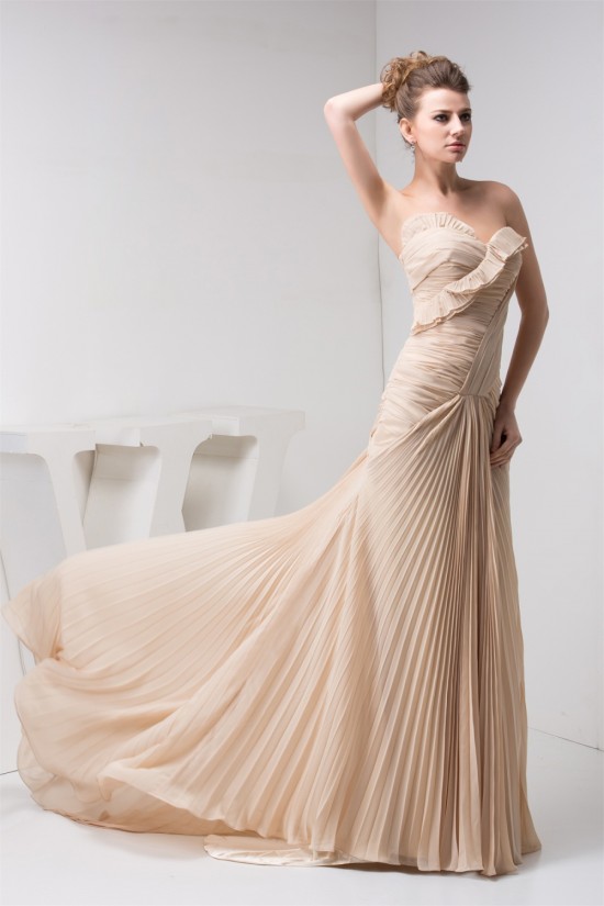 A-Line Sweetheart Chiffon Sleeveless Prom/Formal Evening Dresses 02020507 A-Line Sweetheart Chiffon Sleeveless Prom/Formal Evening Dresses 02020507