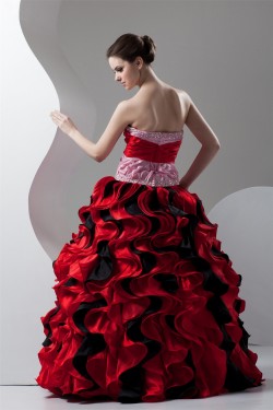 Floor-Length Sweetheart Satin Taffeta Sleeveless Prom/Formal Evening Dresses 02020527