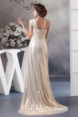 Ruffles Sleeveless One-Shoulder A-Line Prom/Formal Evening Dresses 02020545