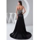 A-Line Sweetheart Brush Sweep Train Long Black Prom/Formal Evening Dresses 02020549 A-Line Sweetheart Brush Sweep Train Long Black Prom/Formal Evening Dresses 02020549