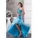 Satin Tiered Princess One-Shoulder Sleeveless Prom/Formal Evening Dresses 02020554