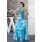 Satin Tiered Princess One-Shoulder Sleeveless Prom/Formal Evening Dresses 02020554