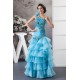 Satin Tiered Princess One-Shoulder Sleeveless Prom/Formal Evening Dresses 02020554