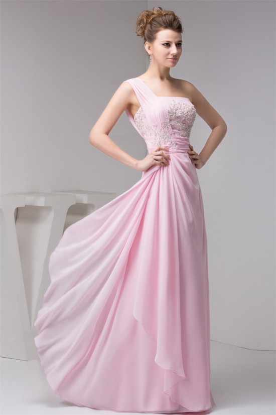 Sheath/Column Beading One-Shoulder Floor-Length Best Bridesmaid Dresses 02020556 Sheath/Column Beading One-Shoulder Floor-Length Best Bridesmaid Dresses 02020556