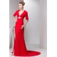 Sheath/Column Half Elbow Length V-Neck Prom/Formal Evening Dresses 02020559 Sheath/Column Half Elbow Length V-Neck Prom/Formal Evening Dresses 02020559