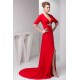 Sheath/Column Half Elbow Length V-Neck Prom/Formal Evening Dresses 02020559 Sheath/Column Half Elbow Length V-Neck Prom/Formal Evening Dresses 02020559