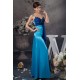 Sheath/Column Sleeveless Chiffon Silk like Satin Prom/Formal Evening Dresses 02020564