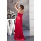 Sleeveless Asymmetrical Lace Handmade Flowers Prom/Formal Evening Dresses 02020573