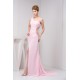Sleeveless Brush Sweep Train One-Shoulder Evening Party Mother of the Bride Dresses 02020575 Sleeveless Brush Sweep Train One-Shoulder Evening Party Mother of the Bride Dresses 02020575