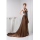Sleeveless Halter Lace A-Line Brush Sweep Train Prom/Formal Evening Dresses 02020584 Sleeveless Halter Lace A-Line Brush Sweep Train Prom/Formal Evening Dresses 02020584
