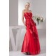 Sleeveless Ruffles A-Line Sweetheart Lace Fine Netting Prom/Formal Evening Dresses 02020588