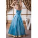 Sweetheart Ruched Satin Organza Silk like Satin Prom/Formal Evening Dresses 02020599