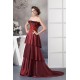 Taffeta Sleeveless Brush Sweep Train Scalloped Prom/Formal Evening Dresses 02020601