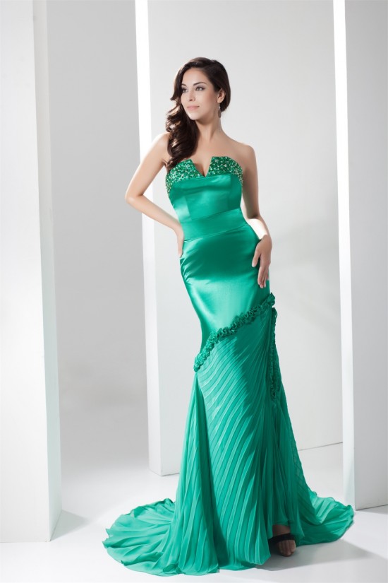 V-Neck Beading Mermaid/Trumpet Chiffon Prom/Formal Evening Dresses 02020603 V-Neck Beading Mermaid/Trumpet Chiffon Prom/Formal Evening Dresses 02020603