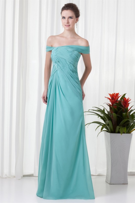 A-Line Beading Chiffon Floor-Length Off-the-Shoulder Prom/Formal Evening Dresses 02020608 A-Line Beading Chiffon Floor-Length Off-the-Shoulder Prom/Formal Evening Dresses 02020608