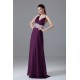 A-Line Chiffon Brush Sweep Train Prom/Formal Evening Dresses 02020612