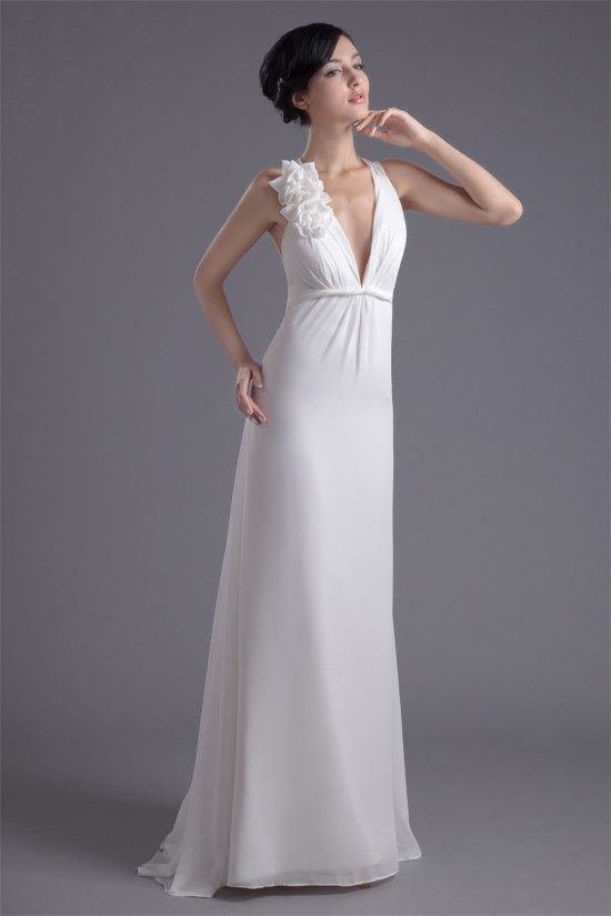 A-Line Chiffon Sleeveless Prom/Formal Evening Bridesmaid Dresses 02020616