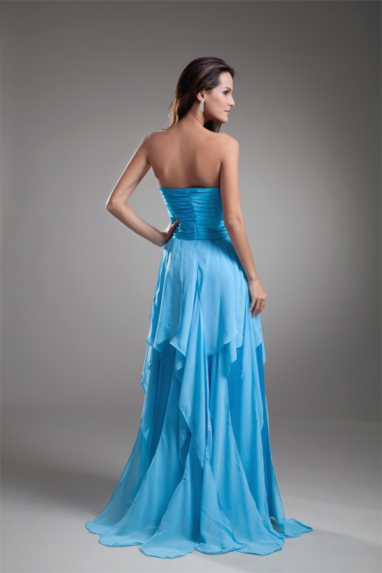 A-Line Sleeveless Strapless Cascading Ruffles Prom/Formal Evening Dresses 02020630 A-Line Sleeveless Strapless Cascading Ruffles Prom/Formal Evening Dresses 02020630