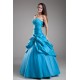 Ball Gown Beading Taffeta Fine Netting Floor-Length Prom/Formal Evening Dresses 02020648