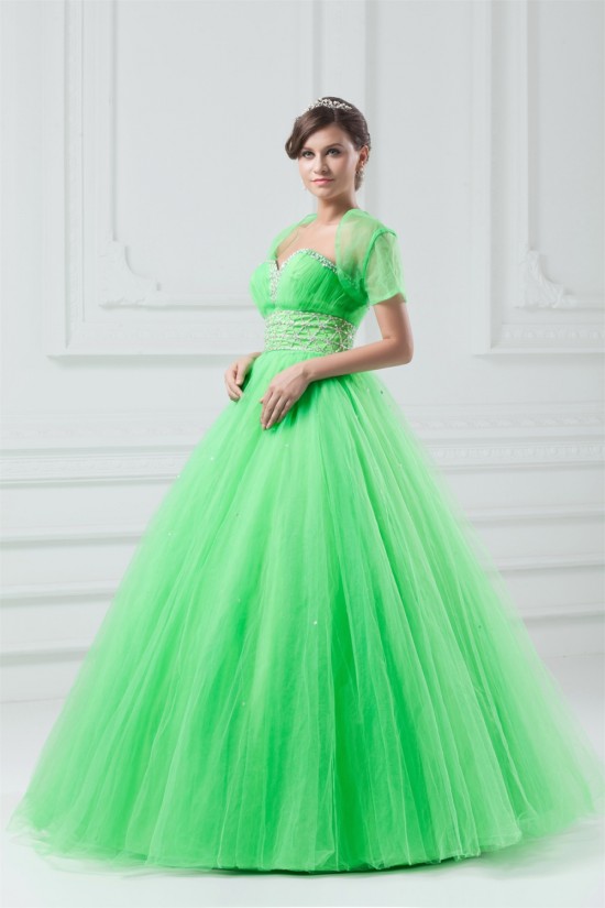 Beading Sweetheart Floor-Length Satin Net Prom/Formal Evening Dresses 02020684 Beading Sweetheart Floor-Length Satin Net Prom/Formal Evening Dresses 02020684