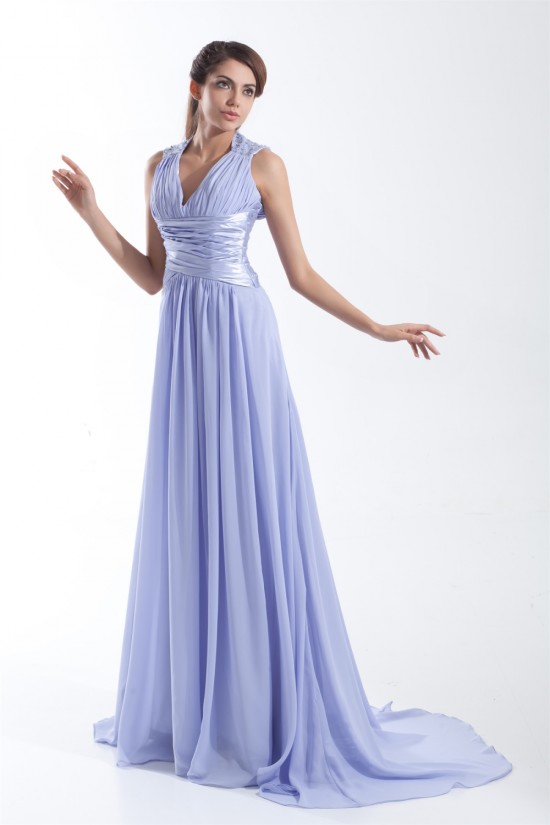 Brush Sweep Train Chiffon Prom/Formal Evening Dresses 02020689 Brush Sweep Train Chiffon Prom/Formal Evening Dresses 02020689