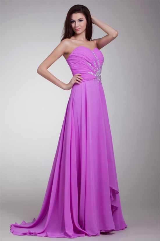 A-Line Sweetheart Beaded Pleats Long Purple Prom/Formal Evening Dresses 02020698 A-Line Sweetheart Beaded Pleats Long Purple Prom/Formal Evening Dresses 02020698