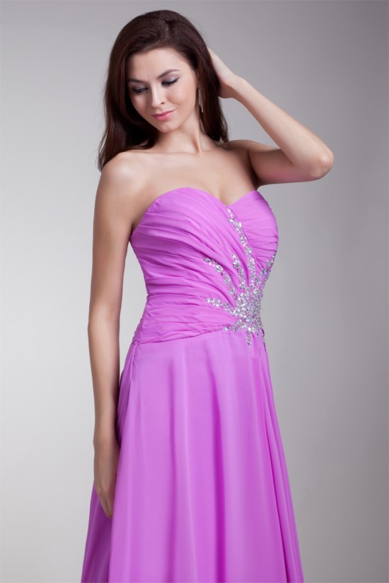 A-Line Sweetheart Beaded Pleats Long Purple Prom/Formal Evening Dresses 02020698 A-Line Sweetheart Beaded Pleats Long Purple Prom/Formal Evening Dresses 02020698